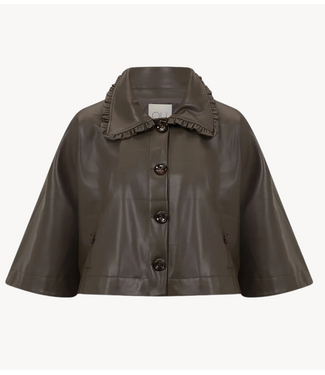OU. Jas Cape Orsay Chocolate