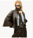 OU. Jas Cape Orsay Chocolate