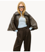 OU. Jas Cape Orsay Chocolate