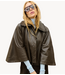 OU. Jas Cape Orsay Chocolate