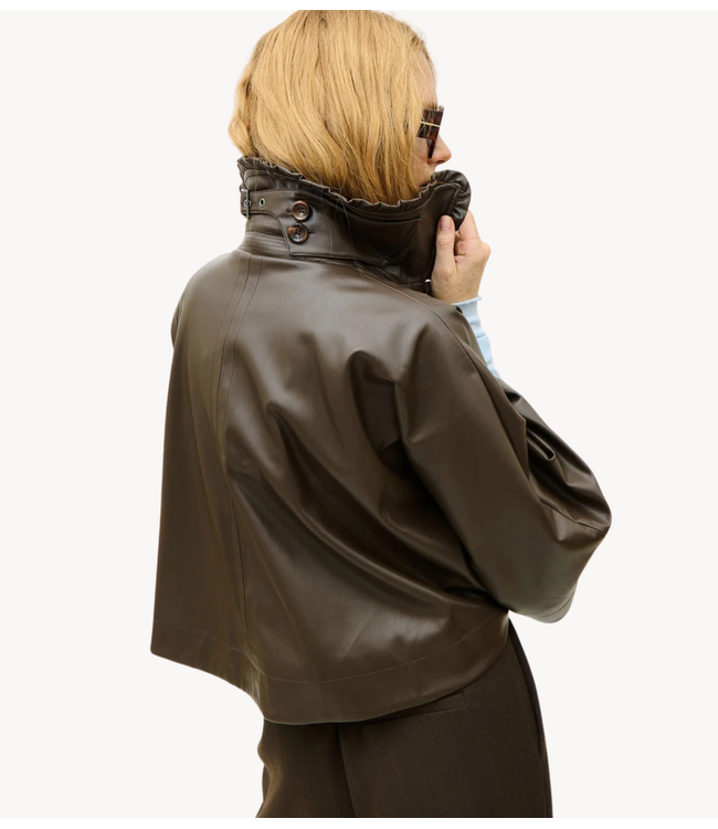 OU. Jas Cape Orsay Chocolate