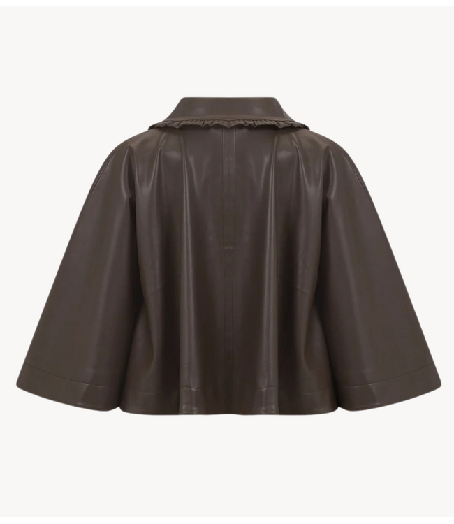 OU. Jas Cape Orsay Chocolate
