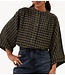 BY-BAR Blouse jess blouse olive check