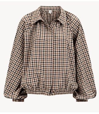 OU. Blouse Blouse Somerset Biscotti Check