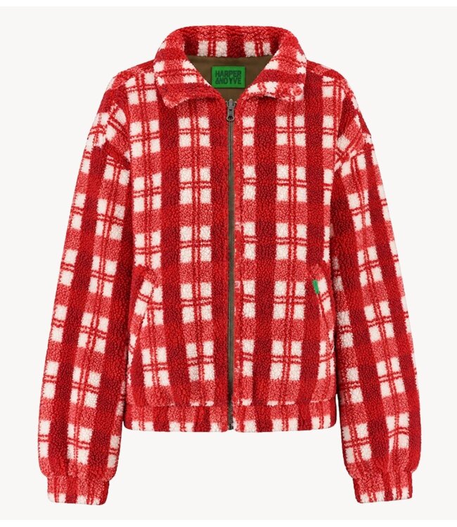 HARPER & YVE Jas BERTJE-JA CHECK/ KHAKI