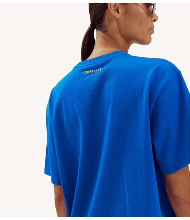 HARPER & YVE T-shirt GETLUCKY-SS Blue