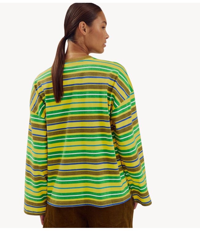HARPER & YVE Shirt TESSA-LS YELLOW STRIPE