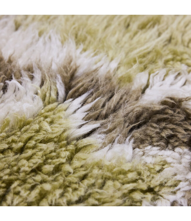 HKLIVING Vloerkleed Fluffy rug, tortoise (180x250cm)