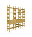 HKLIVING Kast Raw, Mosterd