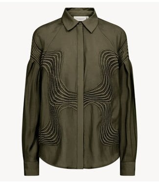 Copenhagen Muse Blouse CMMOLLY-SHIRT IVY GREEN NOOS