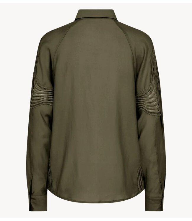 Copenhagen Muse Blouse CMMOLLY-SHIRT IVY GREEN NOOS
