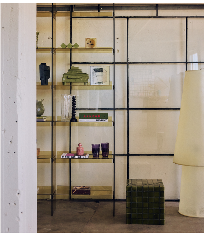 HKLIVING Kast Acrylic 240cm small, olijfgroen