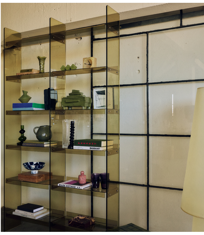 HKLIVING Kast Acrylic 240cm small, olijfgroen