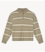 OLAF Shirt STRIPED KNITTED POLO LINT
