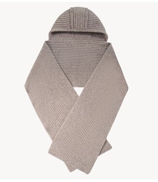 OLAF Sjaal WOOL HOODED SCARF LINT