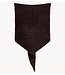 Refined Department Sjaal ladies knitted triangle scarf SAAR choc brown
