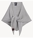 Refined Department Sjaal ladies knitted triangle scarf SAAR mid grey