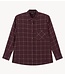 Refined Department Blouse ladies woven blouse check shoulder pads NARO check