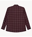 Refined Department Blouse ladies woven blouse check shoulder pads NARO check