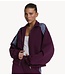 Refined Department Jas ladies knitted sport jacket SANTJE plum