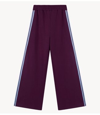 Refined Department Broek ladies knitted sport pants DOLCE plum