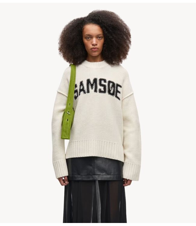 Samsøe Samsøe Trui SAKEIKU SAMSØE SWEATER EGRET