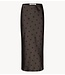 Samsøe Samsøe Rok SAAGNETA LONG SKIRT MULCH DOTT