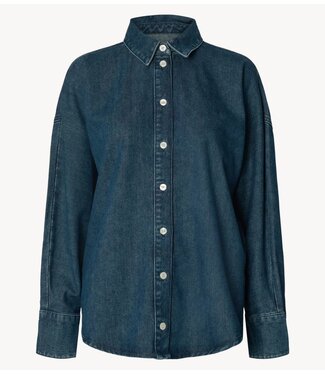 Selected Blouse SLWBELLA BATSLEEVE DENIM SHIRT Medium Blue Denim