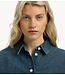 Selected Blouse SLWBELLA BATSLEEVE DENIM SHIRT Medium Blue Denim