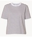 Selected Top SLWESSENTIAL SS STRIPED BOXY TEE NOOS Delicioso MULTI STRIPES