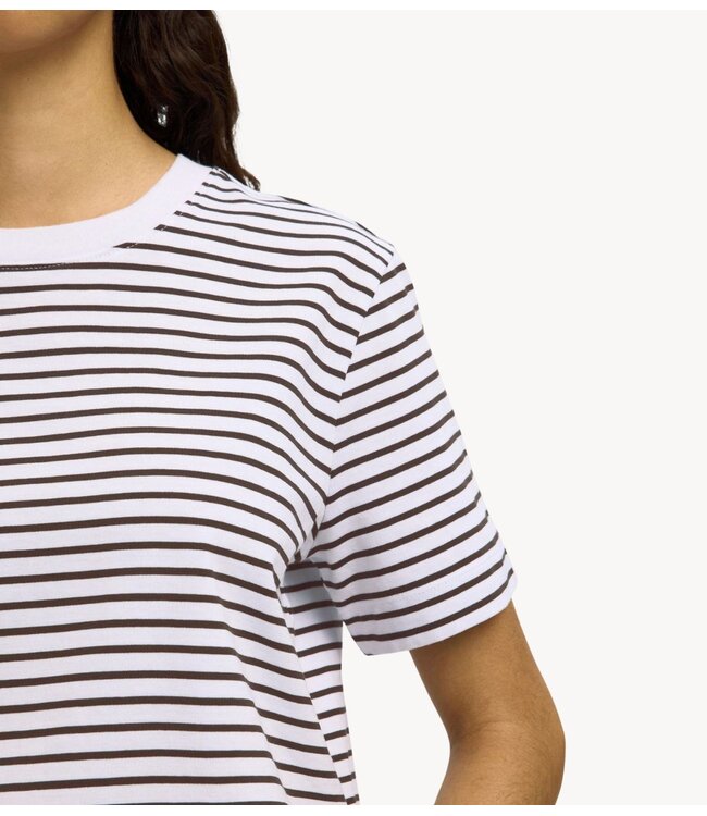 Selected Top SLWESSENTIAL SS STRIPED BOXY TEE NOOS Delicioso MULTI STRIPES