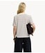 Selected Top SLWESSENTIAL SS STRIPED BOXY TEE NOOS Tawny Port BRIGHT WHITE - THIN