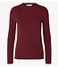 Selected Top SLWMANJA LS O-NECK NOOS Tawny Port