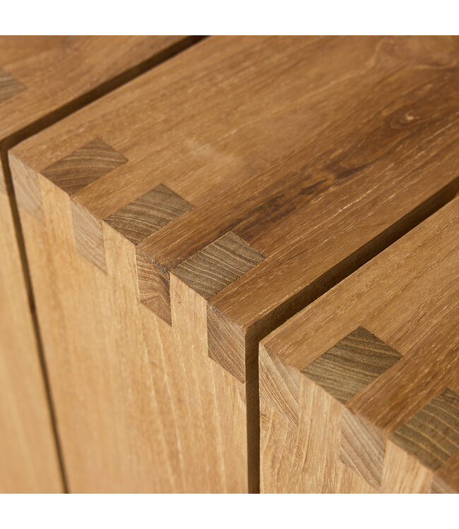 HKLIVING Bankje Wooden bench, teak