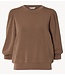 Selected Top SLWTENNY 3/4 SWEAT TOP NOOS Chocolate Chip