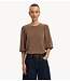 Selected Top SLWTENNY 3/4 SWEAT TOP NOOS Chocolate Chip