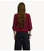 Selected Top SLWTENNY 3/4 SWEAT TOP NOOS Tawny Port