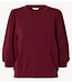 Selected Top SLWTENNY 3/4 SWEAT TOP NOOS Tawny Port