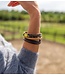 Slingher Armband river Tobacco Snake L