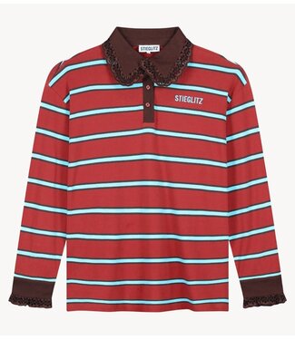 Stieglitz Shirt Cira Polo Wide Sleeve Merlot
