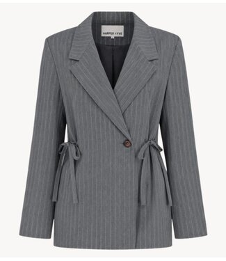 HARPER & YVE Blouse ANINA-BL grey pinstripe