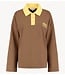 HARPER & YVE Trui POLLIE-JU muddy taupe/hot fudge