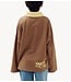 HARPER & YVE Trui POLLIE-JU muddy taupe/hot fudge