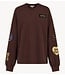 HARPER & YVE Trui PATCH-SW hot fudge