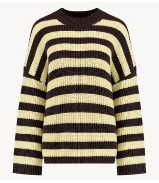 HARPER & YVE Trui ALICE-JU almond oil stripe