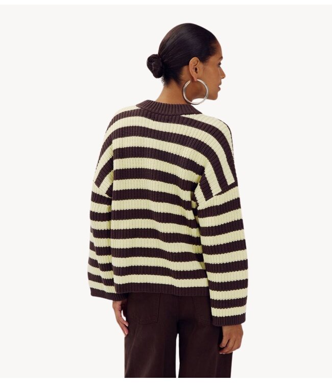 HARPER & YVE Trui ALICE-JU almond oil stripe