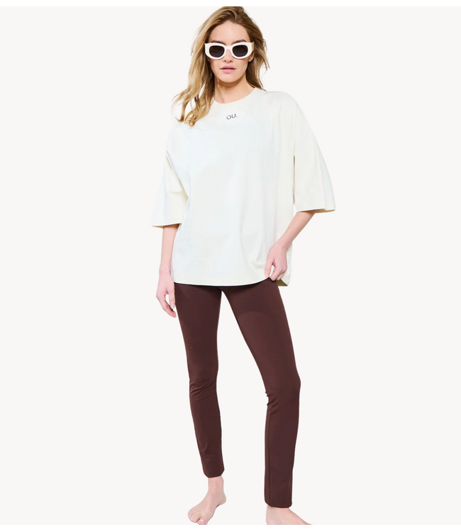 OU. T-shirt Tee Trocadero Wheat