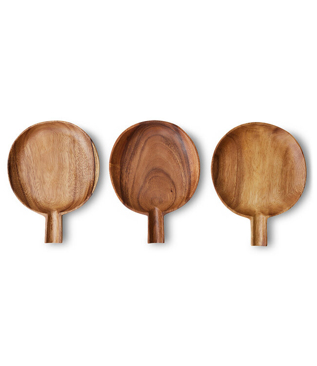HKLIVING Schaal Acacia platter L
