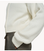 10DAYS Vest rib knit zip cardigan ecru
