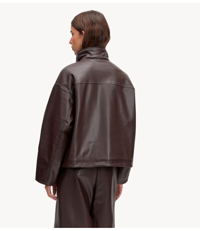 EDITED Jas Paisley Jacket Chocolate Plum